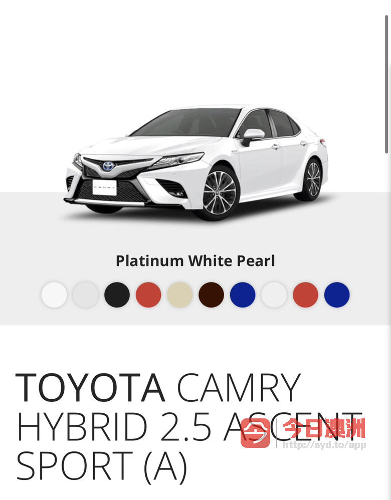 转让订单Toyota 2022年 Camry 25L 自动