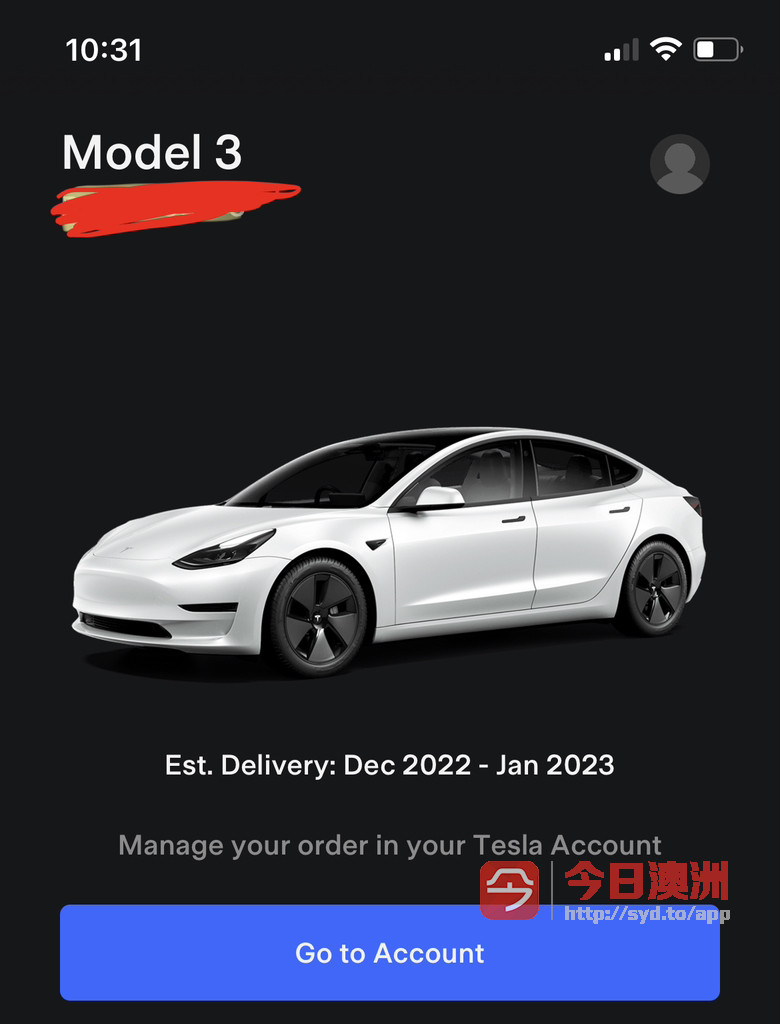 Tesla model 3 一月取車