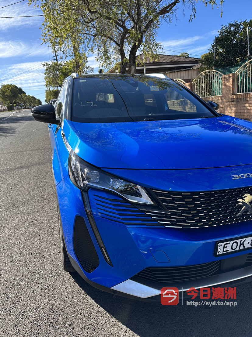 2021年Peugeot  3008GT 16L涡轮增压 四驱自动 2391km Rego0624