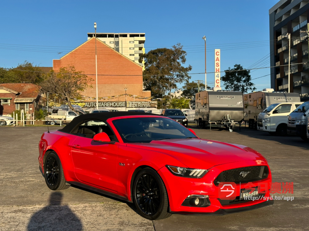 40900 全网最低价之美系环保使者 Ford 2016年 Mustang GT 敞篷 50V8肌肉车