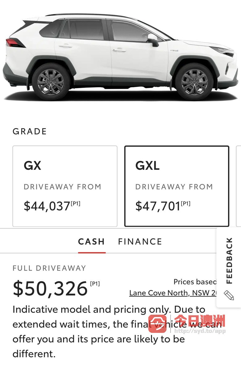 Toyota 2024年 RAV4 2WD混动转让出售